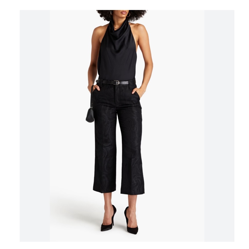 NEW A.L.C. Sloane Jacquard Bootcut Pants Sz 0